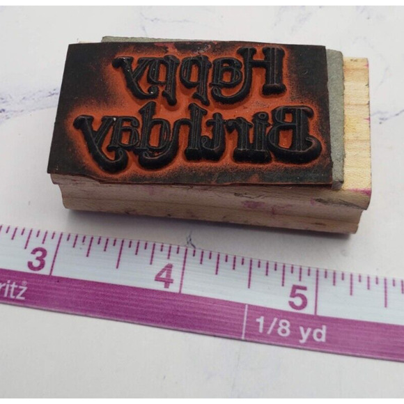 Stampin Up Lot of 4 Words and Sayings Wood Mounted Rubber Stamps - Picture 9 of 14